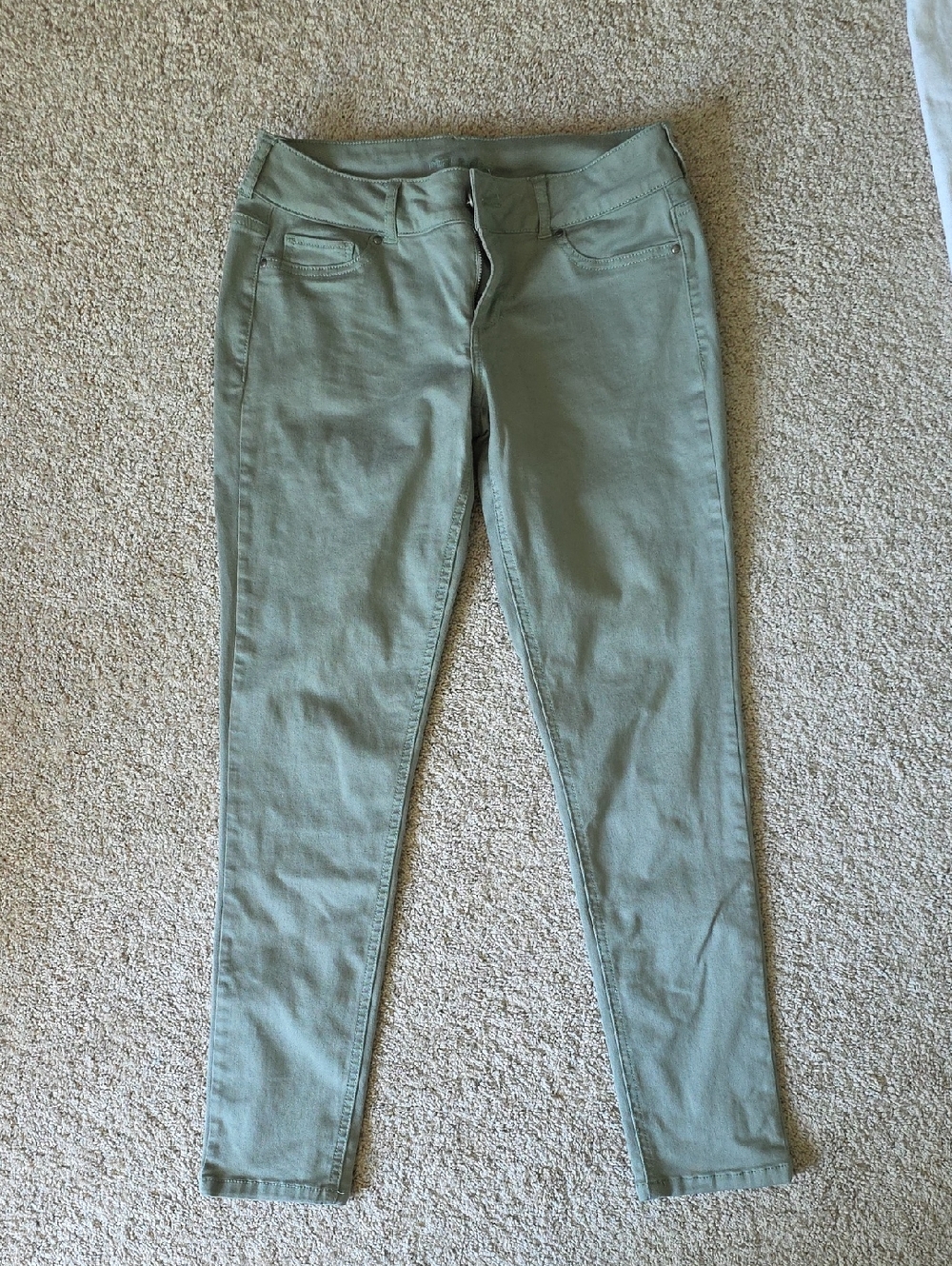 Sage Green Skinny Jeans